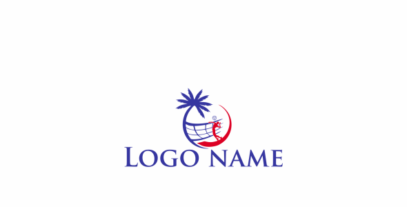 Шаблон логотипа на тему графика