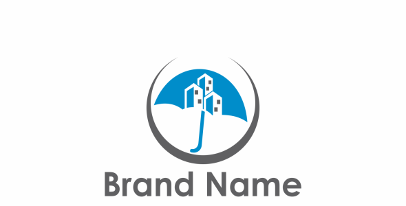 Шаблон логотипа на тему графика