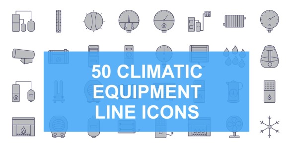 Набор иконок на тему weather