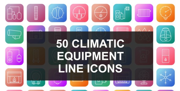 Набор иконок на тему weather