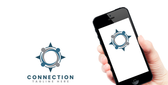 Шаблон логотипа на тему графика