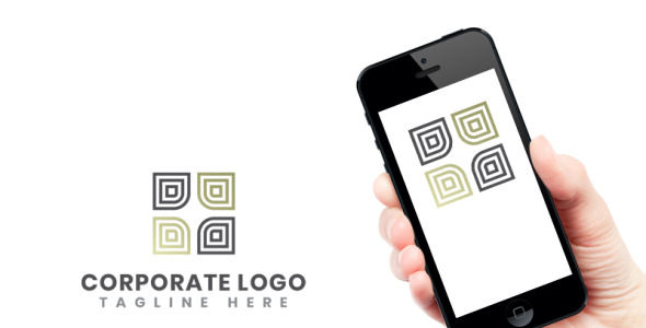 Шаблон логотипа на тему графика