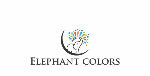 Шаблон логотипа на тему графика