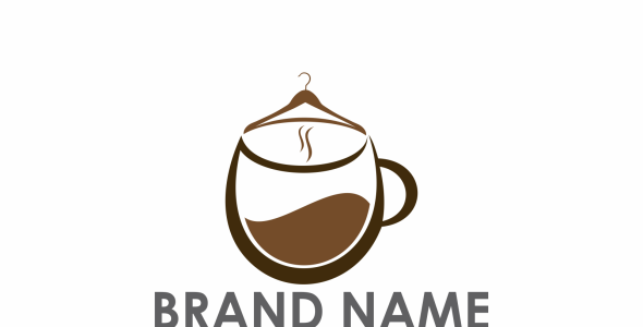 Шаблон логотипа на тему графика