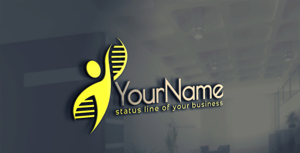 Шаблон логотипа на тему графика