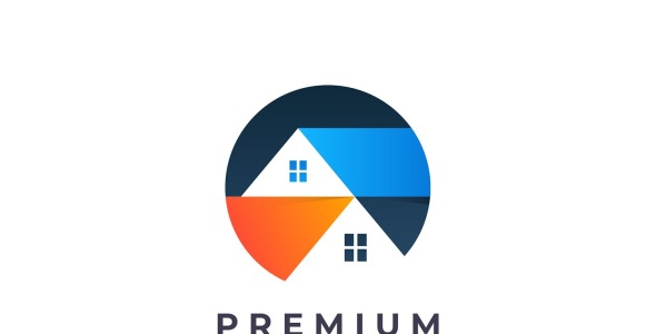 Шаблон логотипа на тему графика