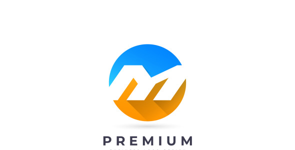 Шаблон логотипа на тему графика