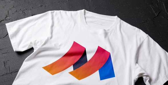 Шаблон логотипа на тему графика