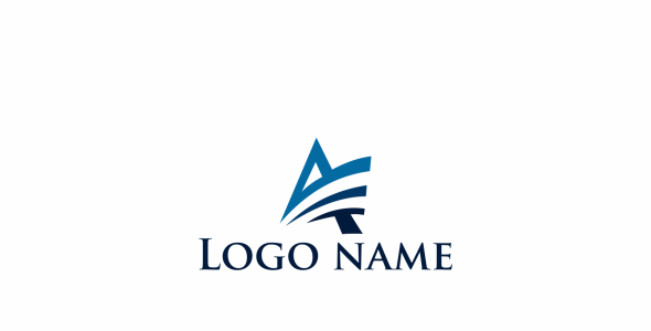 Шаблон логотипа на тему графика