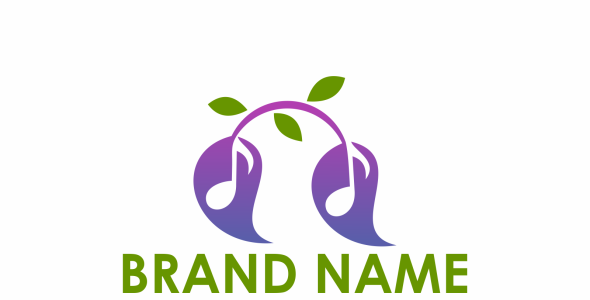 Шаблон логотипа на тему графика