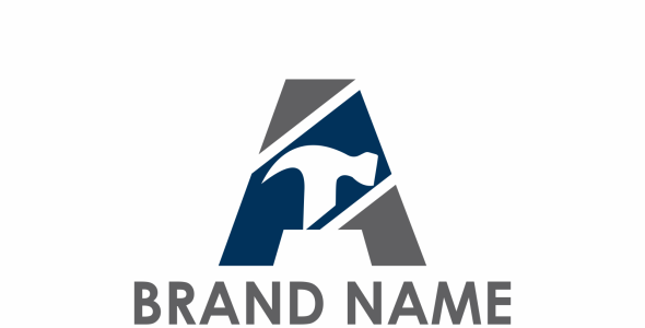 Шаблон логотипа на тему графика