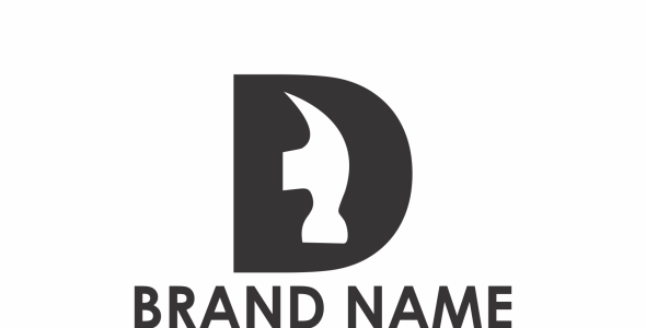 Шаблон логотипа на тему графика