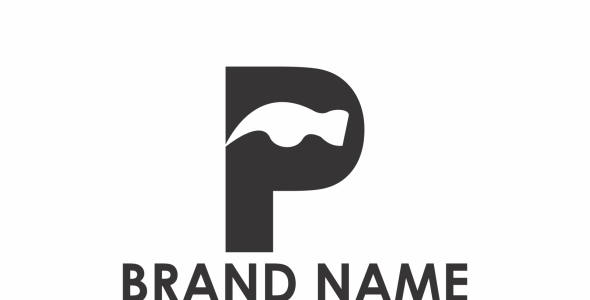 Шаблон логотипа на тему графика