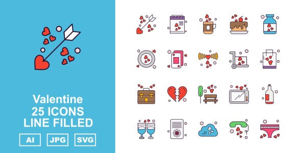 Набор иконок на тему culture