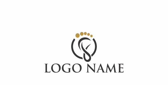 Шаблон логотипа на тему графика