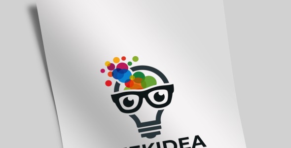 Шаблон логотипа на тему графика