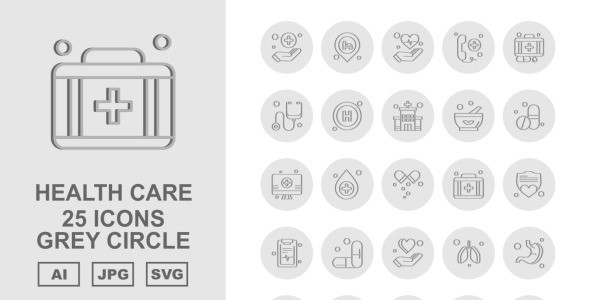 Набор иконок на тему medical