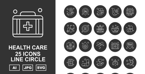 Набор иконок на тему medical