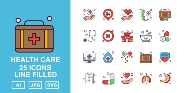 Набор иконок на тему medical