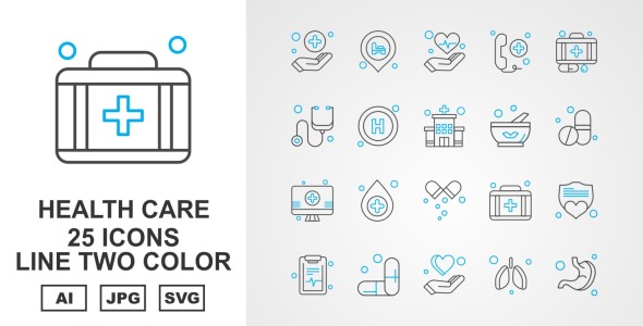 Набор иконок на тему medical