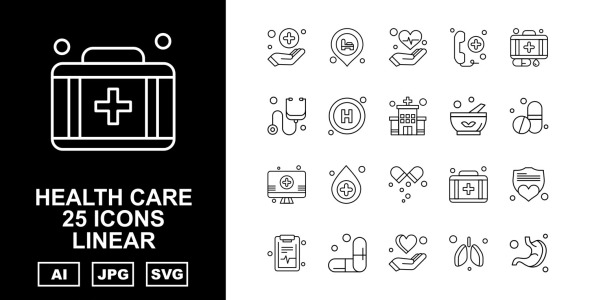 Набор иконок на тему medical