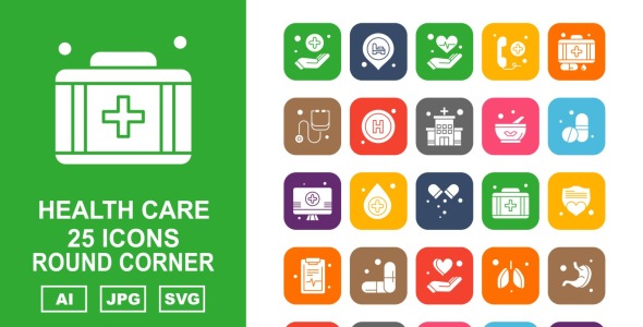 Набор иконок на тему medical