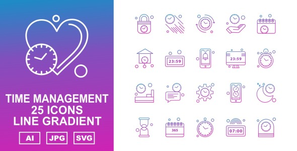 Набор иконок на тему number