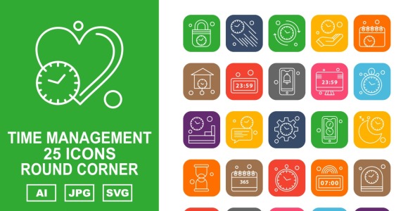 Набор иконок на тему number