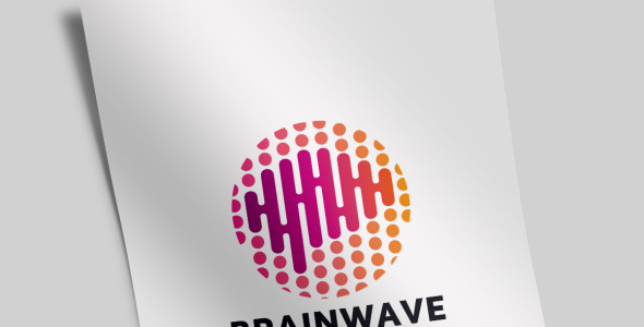 Шаблон логотипа на тему графика