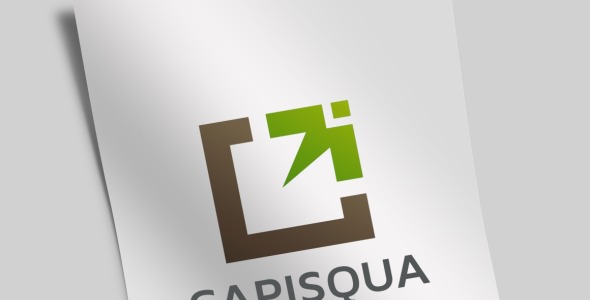 Шаблон логотипа на тему графика