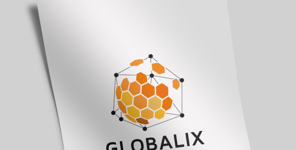 Шаблон логотипа на тему графика