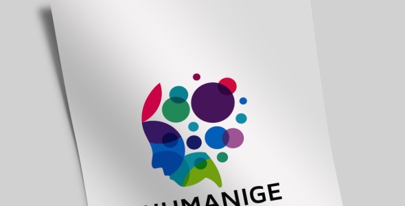 Шаблон логотипа на тему графика