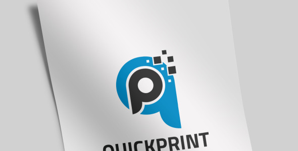 Шаблон логотипа на тему графика