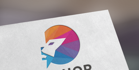 Шаблон логотипа на тему графика