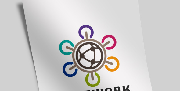 Шаблон логотипа на тему графика