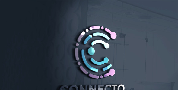 Шаблон логотипа на тему графика