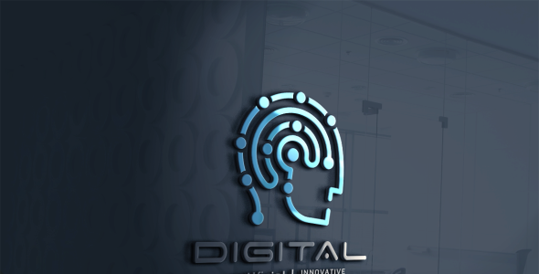 Шаблон логотипа на тему графика