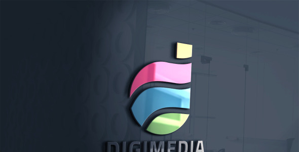 Шаблон логотипа на тему графика