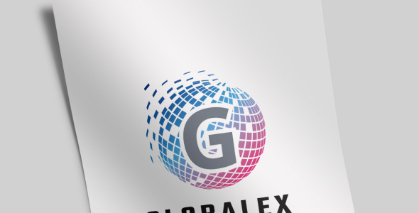 Шаблон логотипа на тему графика