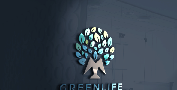 Шаблон логотипа на тему графика