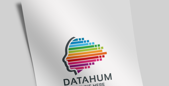 Шаблон логотипа на тему графика