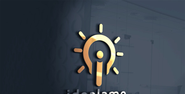 Шаблон логотипа на тему графика