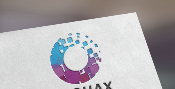 Шаблон логотипа на тему графика