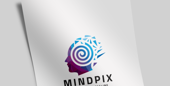 Шаблон логотипа на тему графика