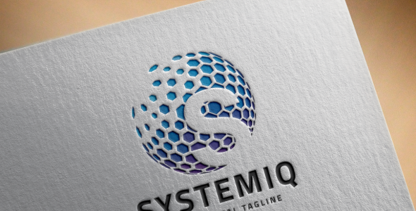 Шаблон логотипа на тему графика