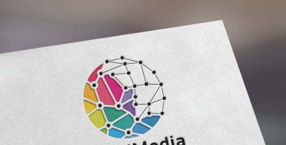 Шаблон логотипа на тему графика