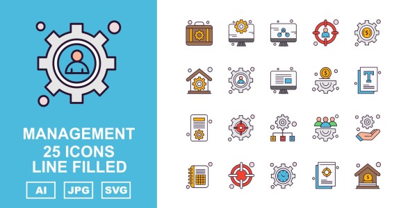 Набор иконок на тему business