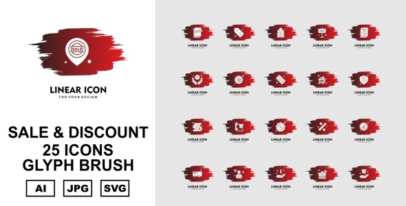 Набор иконок на тему shopping