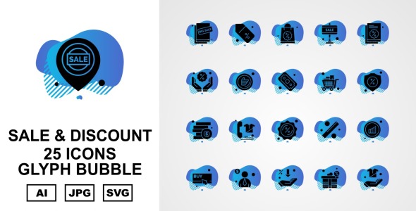 Набор иконок на тему shopping