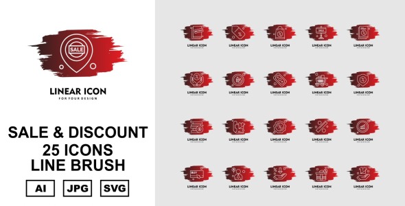 Набор иконок на тему shopping